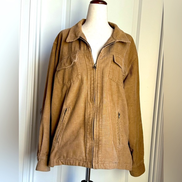 Northcrest Jackets & Blazers - Northcrest Women’s Light Brown Corduroy Jacket
